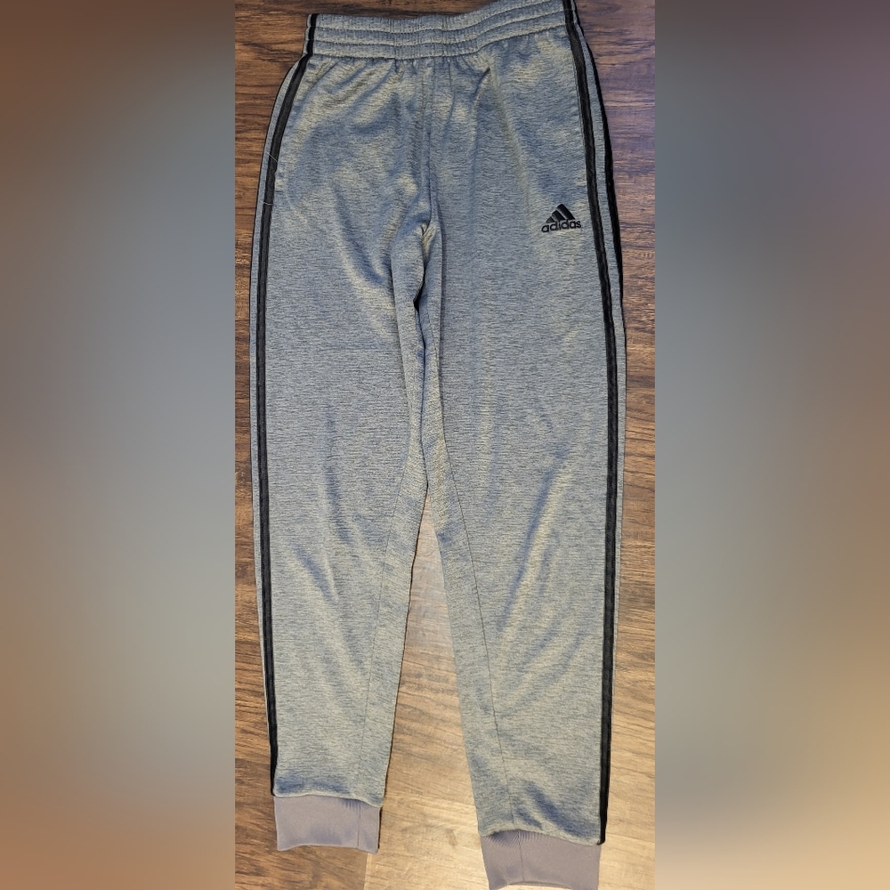 Adidas Fleece Lined Adidas Gray Joggers Size 14/16 Large